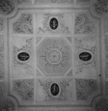 Palazzo Terzi - old photo - Ceiling
