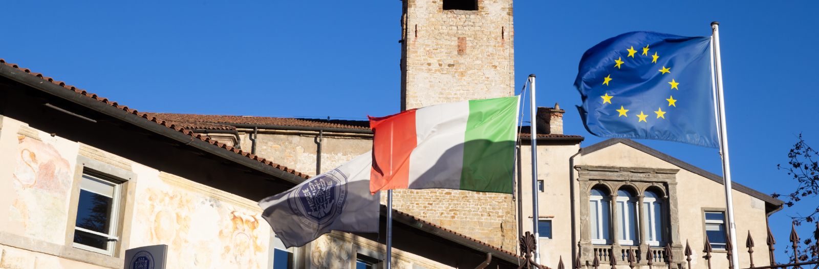 Flags in Sant'Agostino