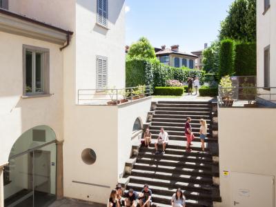 Rosate Campus internal courtyard