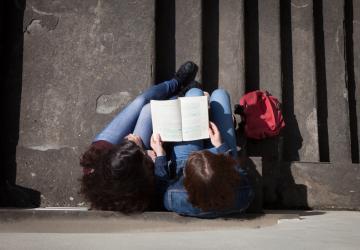 Students in Città Alta